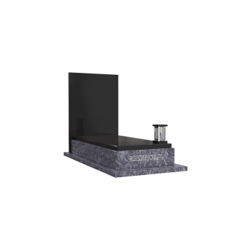 Nr P199<br />Nagrobek pojedynczy<br />Granit: Tarn<br />Wymiar: 190x90 cm