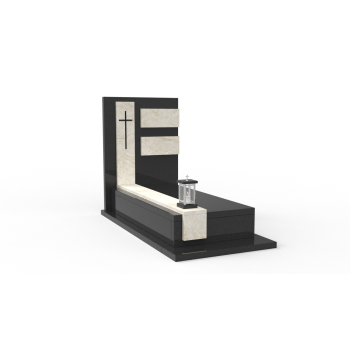 Nr P214Pomnik pojedynczyGranit: WulkanWymiar: 190x90 cm