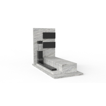 Nr P215Nagrobek granitowyGranit: River WhiteWymiar: 190x90 cm