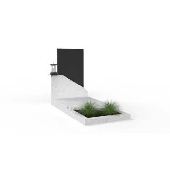 Nr P216<br />Nagrobek granitowy<br />Granit: Kashmir Gold<br />Wymiar: 235x105 cm