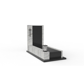 Nr P222Nagrobek granitowyGranit: River WhiteWymiar: 235x105 cm