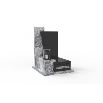 Nr U016<br />Nagrobek urnowy, Pomnik dziecięcy<br />Granit: Shivakashi<br />Wymiar: 80x70 cm