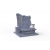 Nr U012<br />Nagrobek urnowy, Pomnik dziecięcy<br />Granit: Pilot Black<br />Wymiar: 90x90 cm