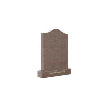 Nr PG006<br />Nagrobek zachodni<br />Granit: Pilot Black<br />Wymiar: 50x70 cm