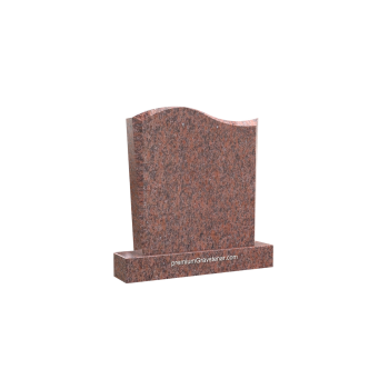 Nr PG019<br />Nagrobek zachodni<br />Granit: Bohus Red<br />Wymiar: 60x60 cm